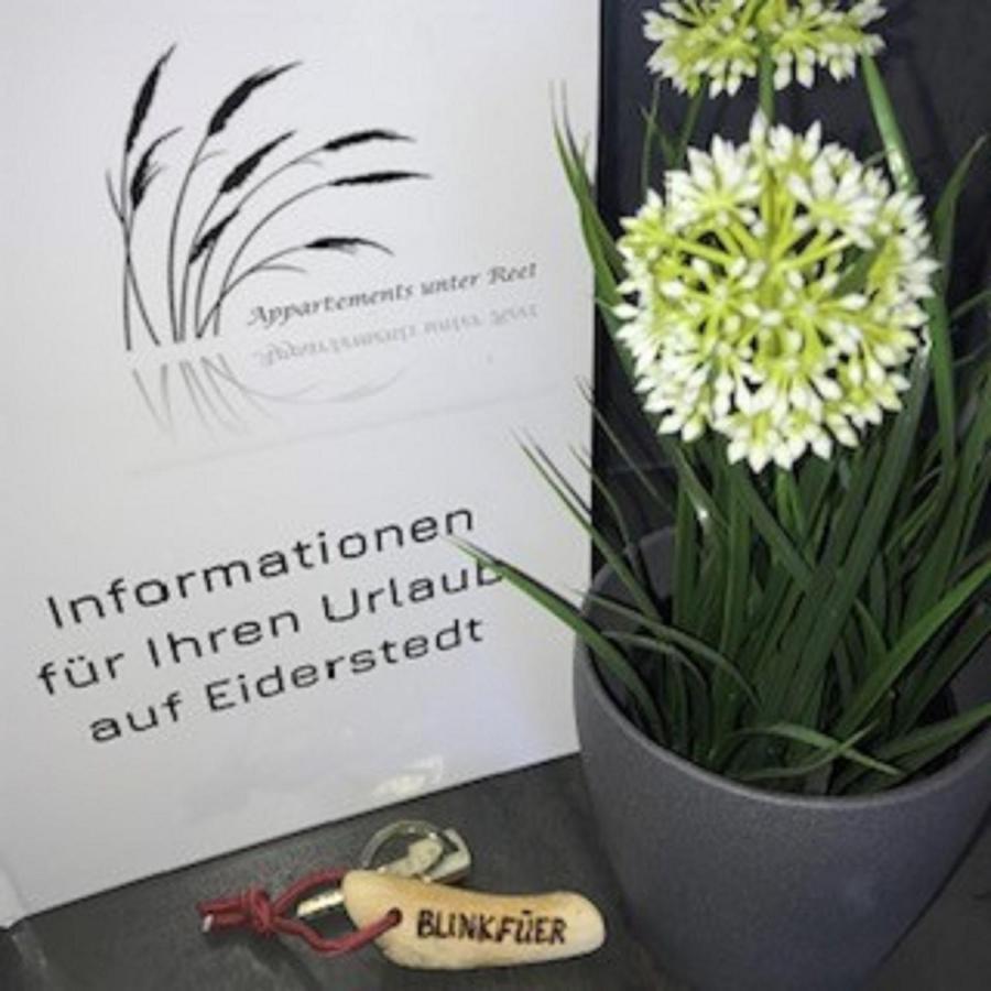 Appartements Unter Reet Tumlauer Koog Zewnętrze zdjęcie